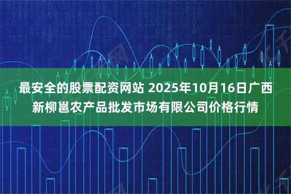 最安全的股票配资网站 2025年10月16日广西新柳邕农产品批发市场有限公司价格行情